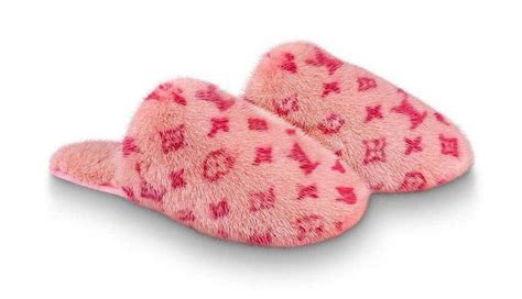 louis vuitton men slippers womens|louis vuitton fluffy slippers.